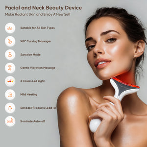 Supdesir  EMS Light Thermal Face & Neck Massager