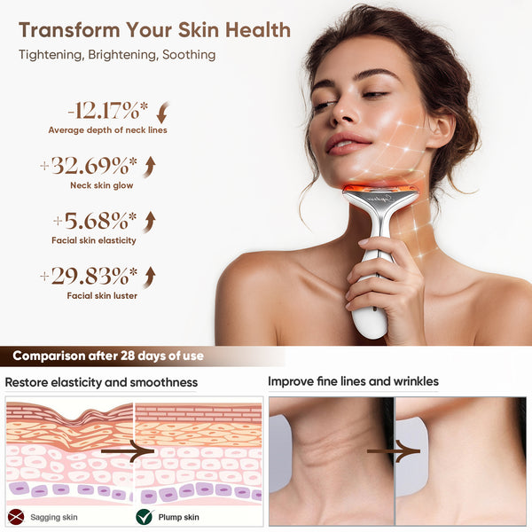 Supdesir  EMS Light Thermal Face & Neck Massager